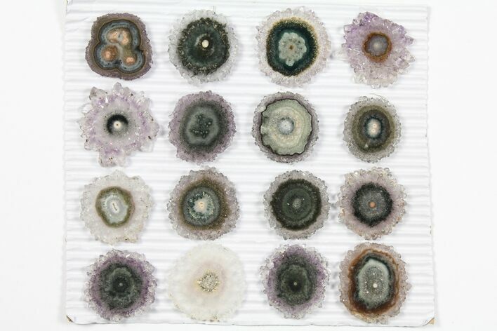 Lot: ~ Amethyst Stalactite Slices ( Pieces) #101648